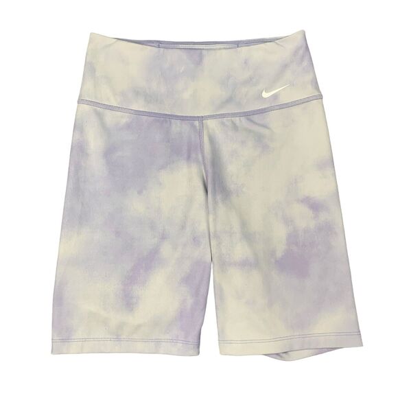 Nike Shorts Womens XS Extra Small Purple Sky One Icon Clash Dri Fit Bermuda Bike - Picture 1 of 11